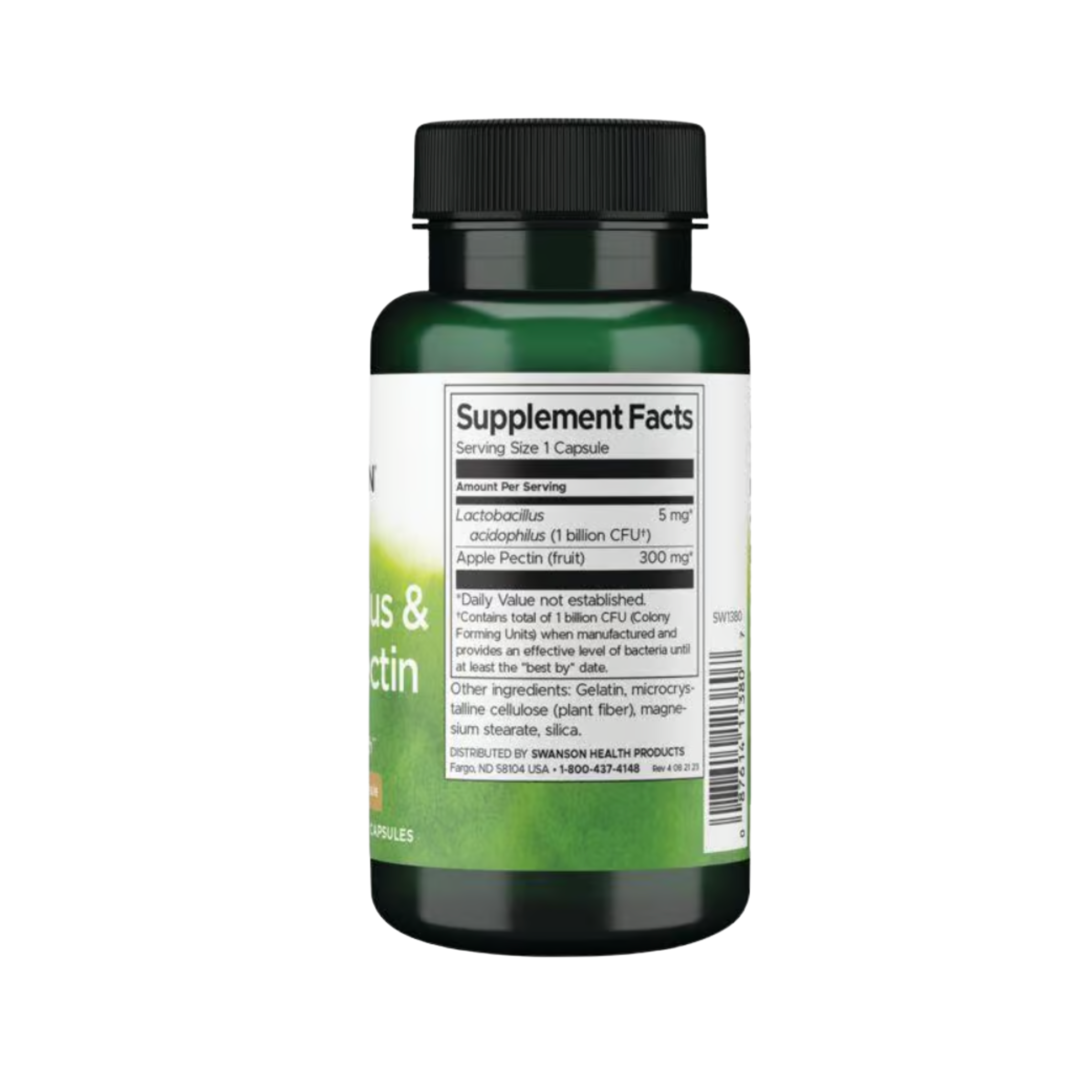 Swanson Acidophilus & Apple Pectin 1 Billion CFU* 90 Caps