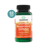 Swanson Ultra Respiratory Defense | Soporte para la Salud Respiratoria – 60 Veg Caps