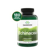 Swanson Equinácea 400 mg | 180 Cápsulas Veganas · Inmunidad Familiar