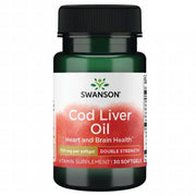 Swanson Cod Liver Oil Dbl-strength 30 Softgels