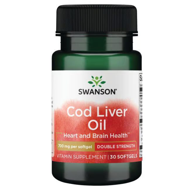 Swanson Cod Liver Oil Dbl-strength 30 Softgels