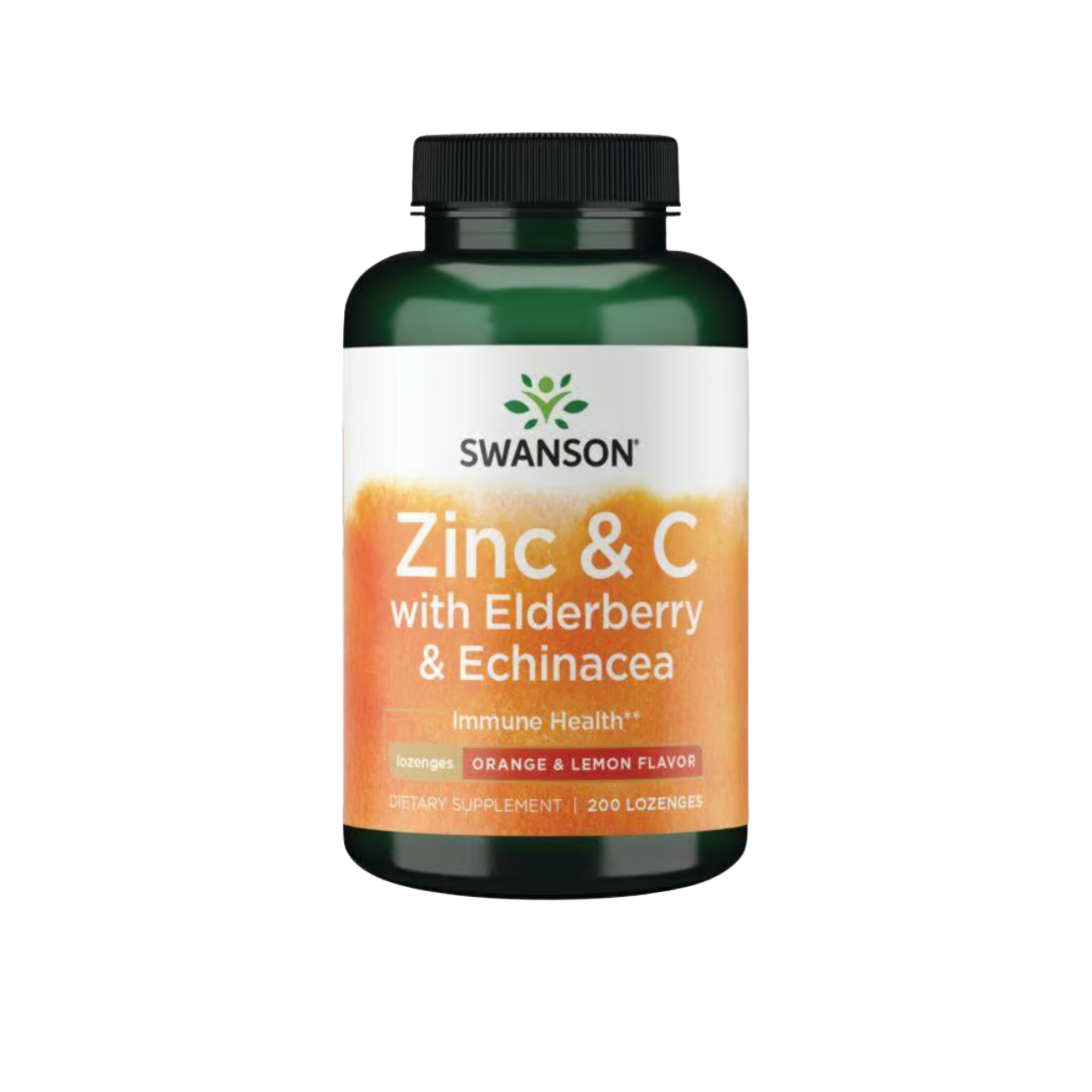 Zinc & C with Elderberrry & Echinacea Swanson 200 Lozenges