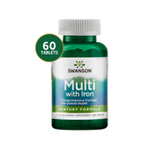Swanson Multivitamínico con Hierro | 130 Tabletas · Para Mujeres