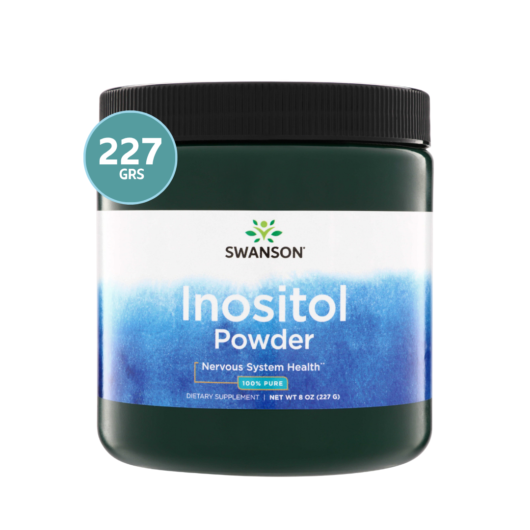 Swanson Inositol Powder 100% Pure | Inositol Puro en Polvo – 8 Oz