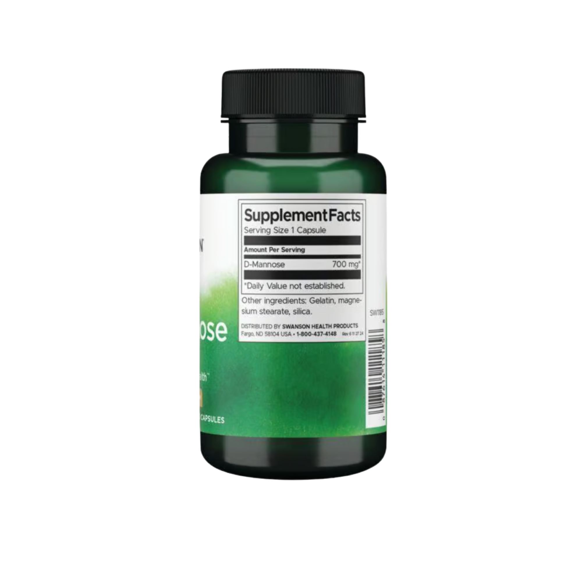 D-Mannose Swanson 700 mg 60 Capsulas