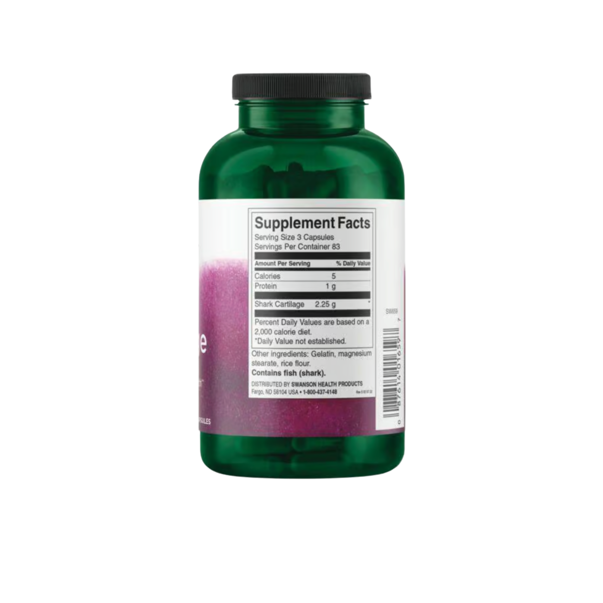 Shark Carilage Swanson 750mg 250 Capsulas