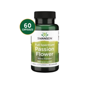 Swanson Pasiflora Passion Flower 500 mg | 60 Cápsulas · Calma y Sueño Natural