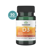Swanson Vitamin D3 4.000 IU 100mcg 90 Softgels | Vitamina D3