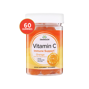Swanson Vitamina C Naranja | 60 Gomitas · Antioxidante e Inmunidad Sabor Naranja