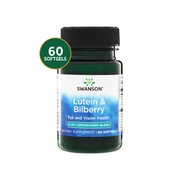 Swanson Luteína + Bilberry 2 en 1 | 60 Softgels · Salud Visual y Antioxidante