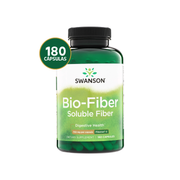 Swanson Bio Fiber Fibra Soluble 750 mg | 180 Cápsulas · Tránsito Intestinal y Saciedad