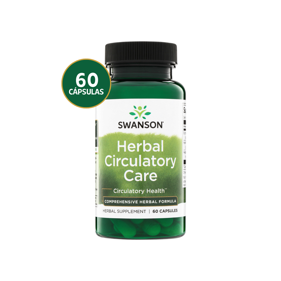 Swanson Herbal Circulatory Care | 60 Cápsulas · Salud Cardiovascular y Circulación