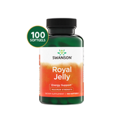 Swanson Jalea Real | 100 Softgels · Energía, Inmunidad y Vitalidad Natural
