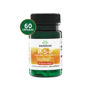 LIQUIDACIÓN - Swanson P-5-P Vitamina B6 Activa 20 mg | 60 Cápsulas · Sistema Nervioso