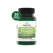 Swanson Berberina Advanced | 30 Cápsulas Veganas · Fórmula Premium Glucosa