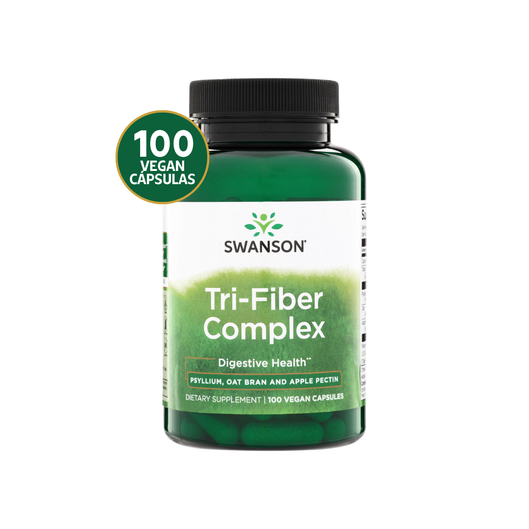 Swanson Try Fiber Complex Fibra | 100 Cápsulas · Tránsito Intestinal Premium