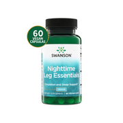 Swanson Nighttime Leg Essentials | 60 Cápsulas · Calambres Nocturnos y Circulación