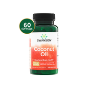 Swanson Aceite de Coco 1.000 mg | 60 Softgels · MCT y Energía Cetogénica