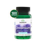 Swanson Albion Cromo Quelado 280 mcg | 180 Cápsulas · Glucosa y Antojos