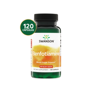 Swanson Benfotiamina 80 mg | 120 Cápsulas · B1 Liposoluble Salud Nerviosa
