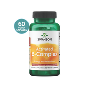 Swanson Activated B-Complex 60 Vegan Capsules | Complejo de Vitaminas B