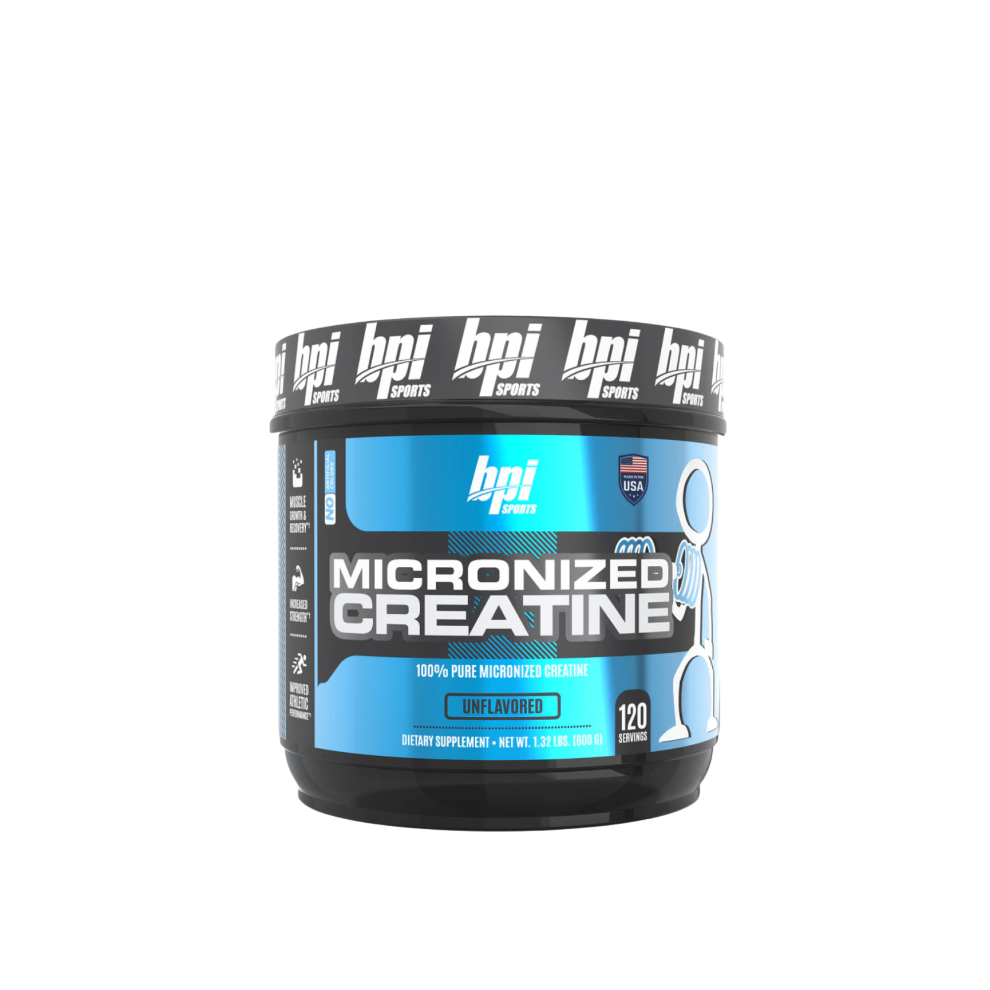 Creatine BPI Micronized 600 gramos 120 Servicios