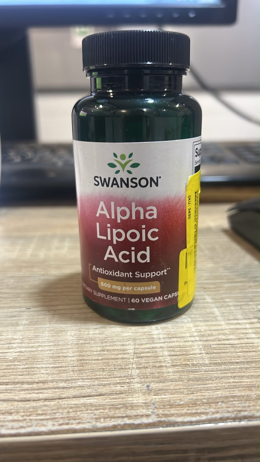 LIQUIDACIÓN - Swanson Ácido Alfa Lipoico Alta Potencia 600 mg | 60 Cápsulas · Antioxidante