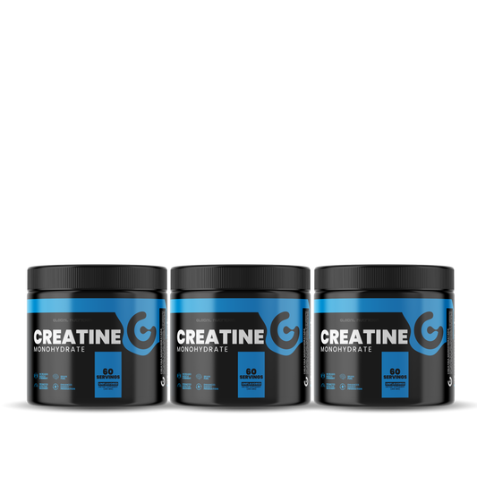 3x $32.990 Creatina Monohydrate 300 Grs - 60 Servicios Global Nutrition
