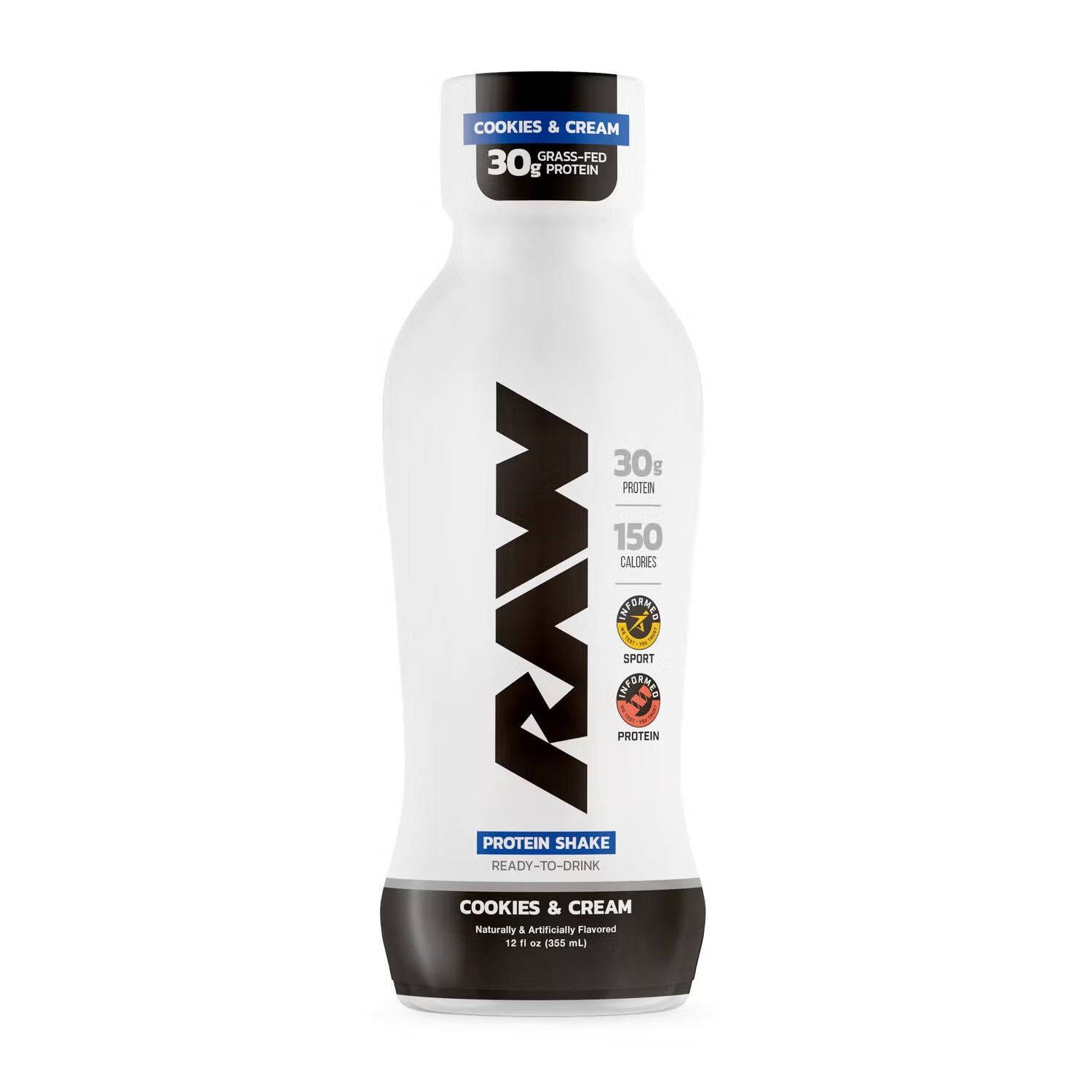 RAW Nutrition Protein RTD 12 oz | 12 Pack · Batido de Proteína Listo para Tomar · Alto en Proteína