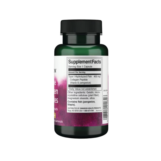 Swanson Marine Collagen 60 Caps 400 mg