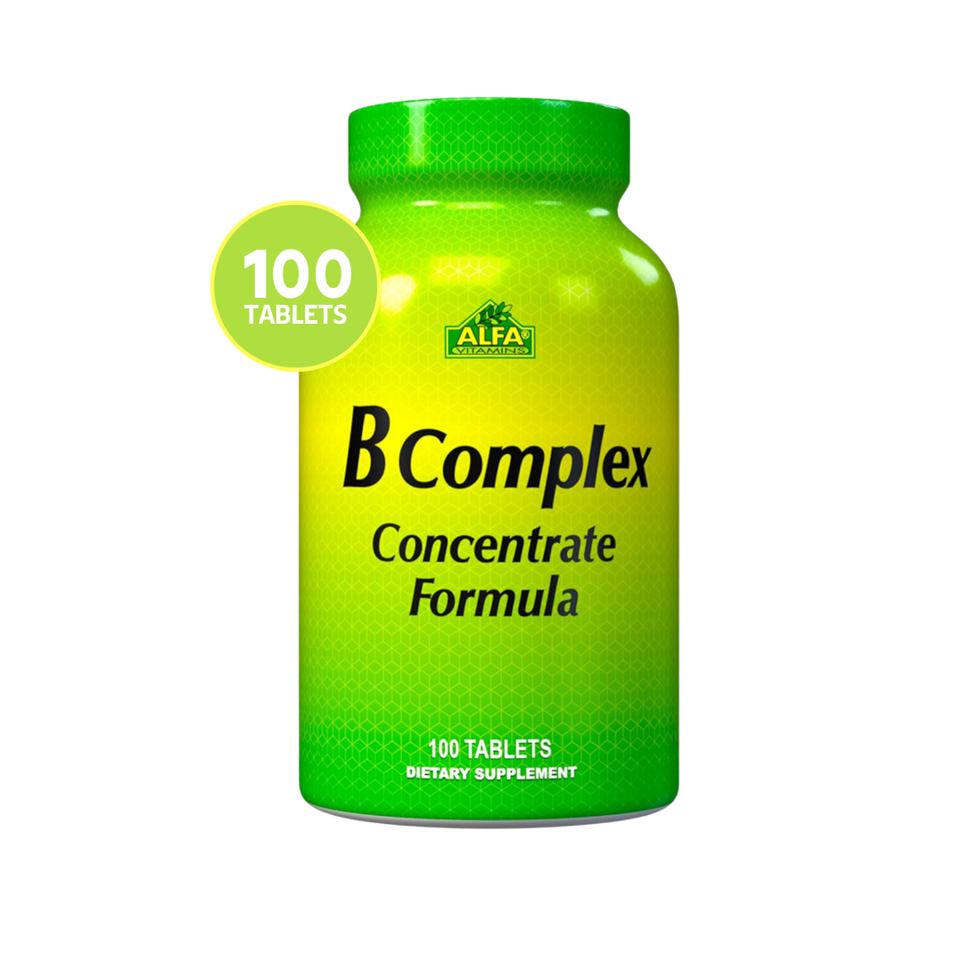 B Complex Concentrate Fórmula Alfa Vitamins  100 tabletas
