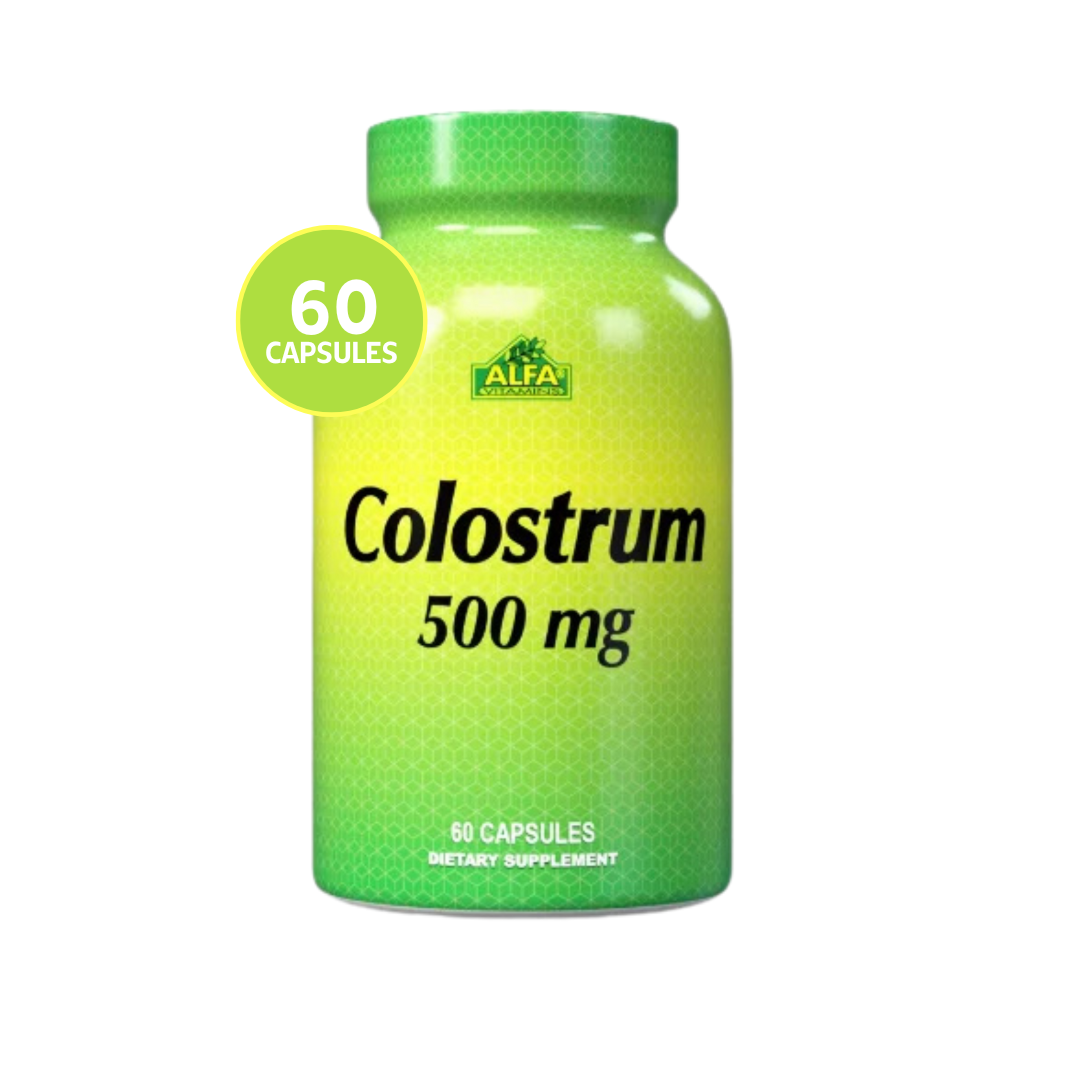 Colostrum Alfa Vitamins 500 mg 60 capsulas