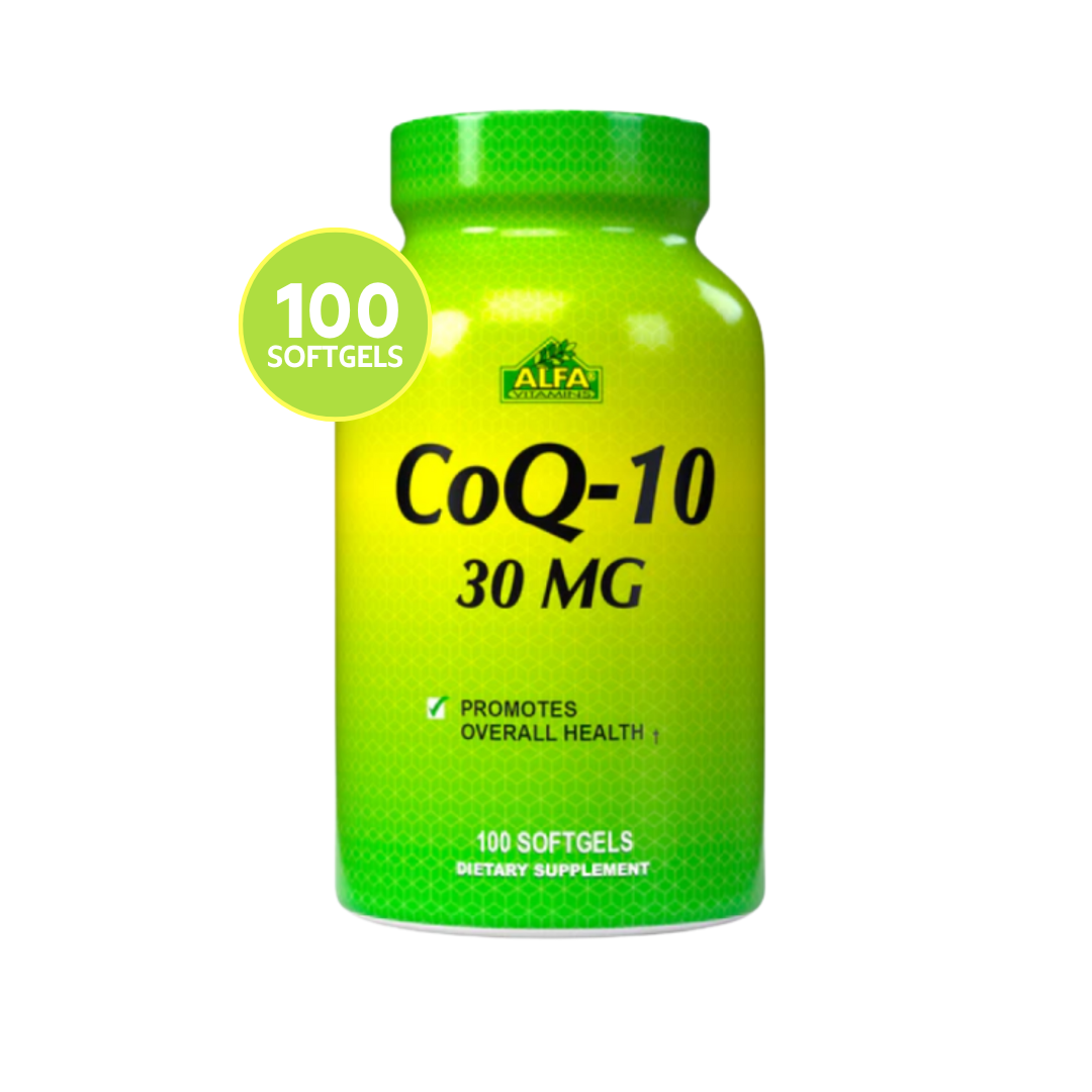 CoQ-10 Alfa Vitamins 30 mg 100 softgels
