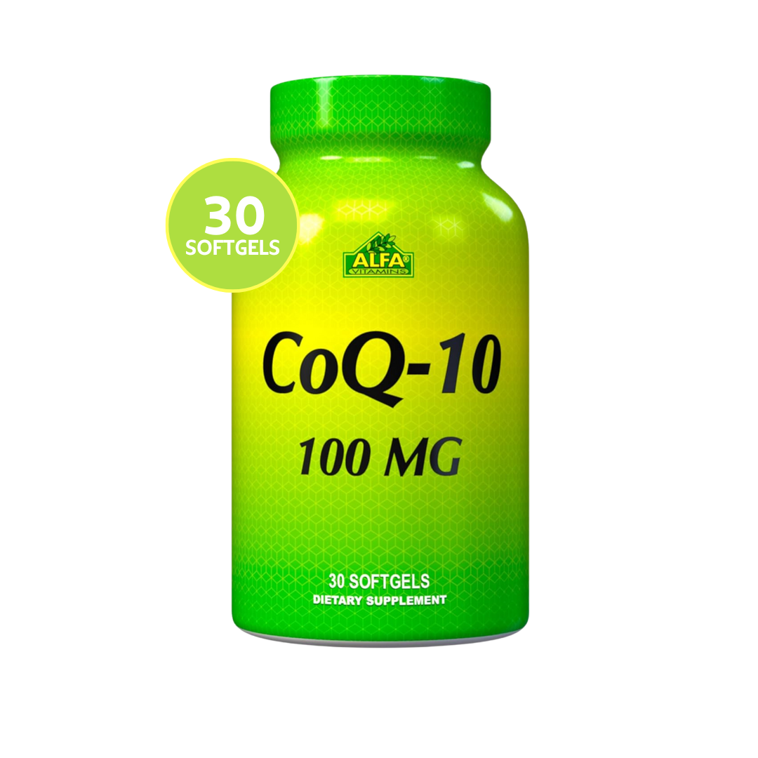 Coq-10 Alfa Vitamins 100 mg 30 softgels