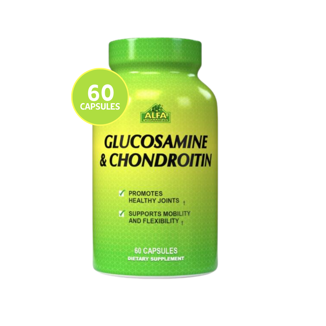 Glucosamine & Chondroitin Alfa Vitamins 60 cápsulas