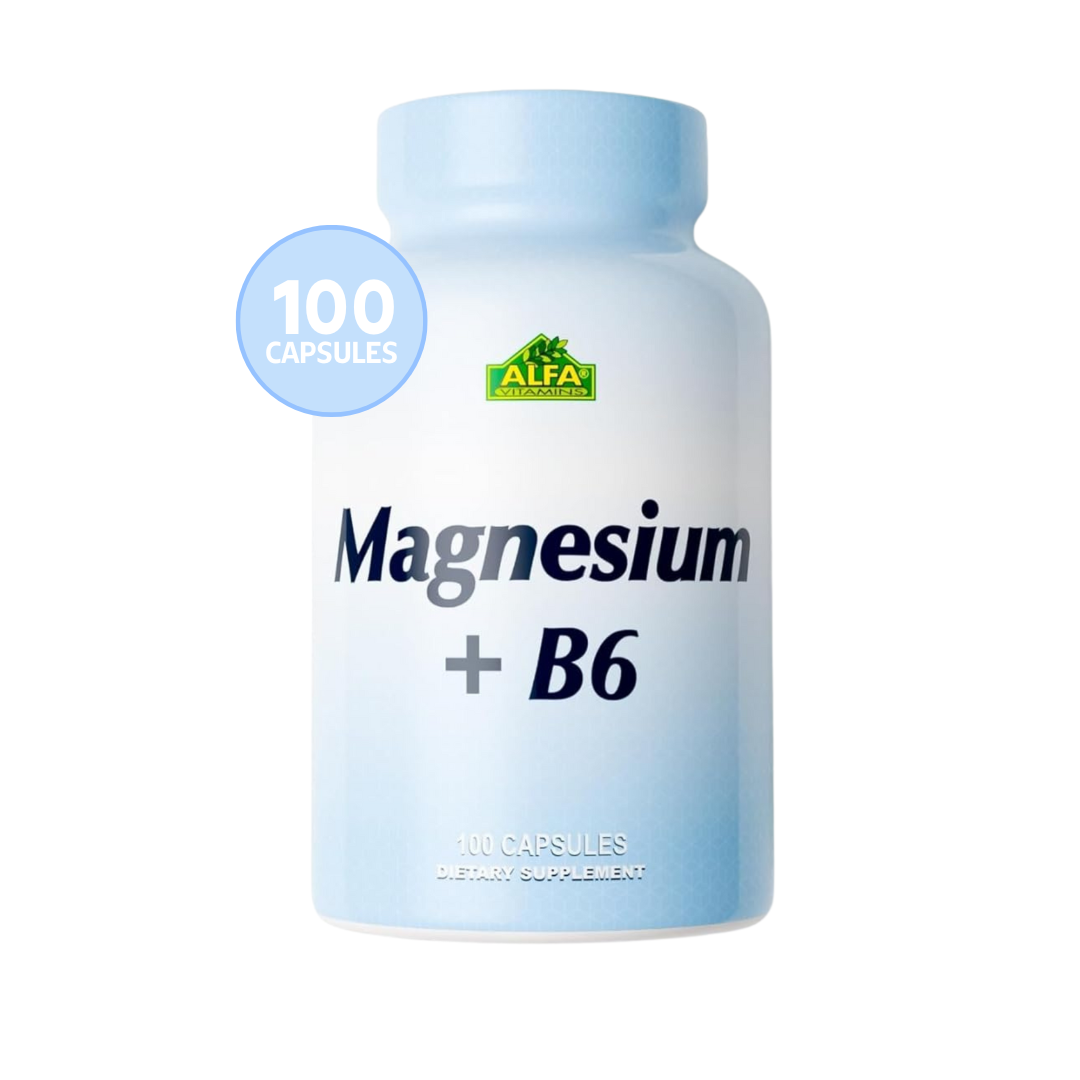 Magnesium+B6 Alfa Vitamins 500 mg 100 cápsulas