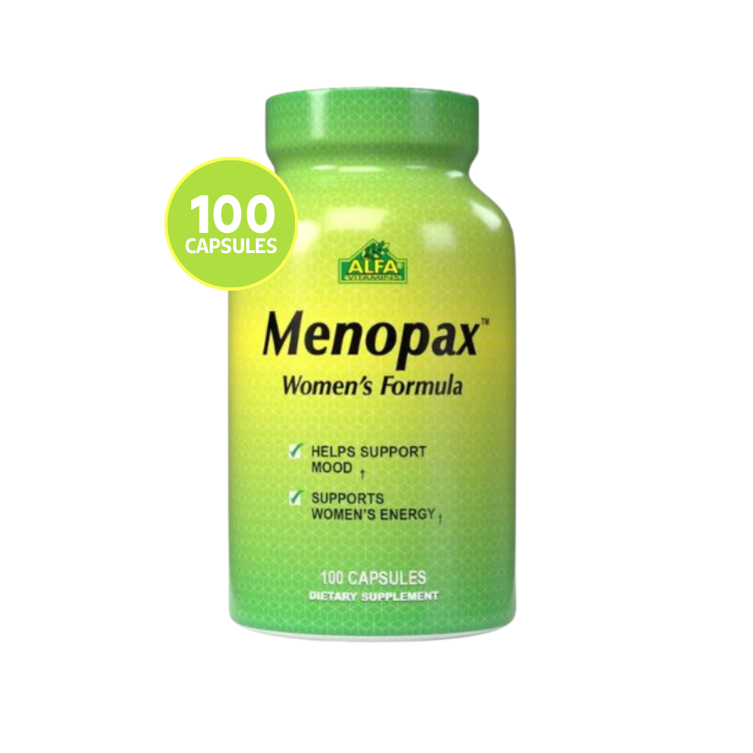 Menopax Women fórmula Alfa Vitamins 100 cápsulas