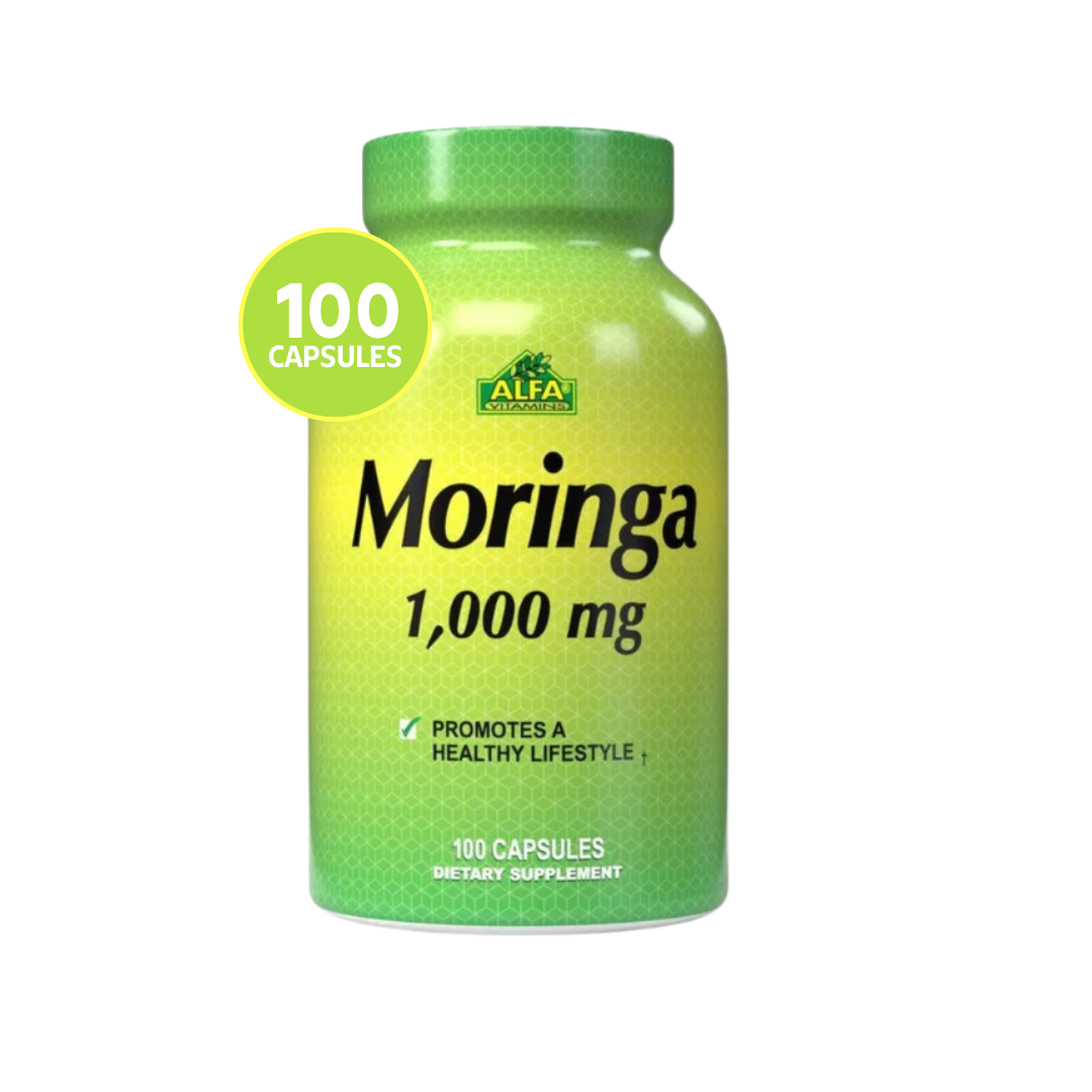 Moringa Alfa Vitamins 1000 mg 100 cápsulas