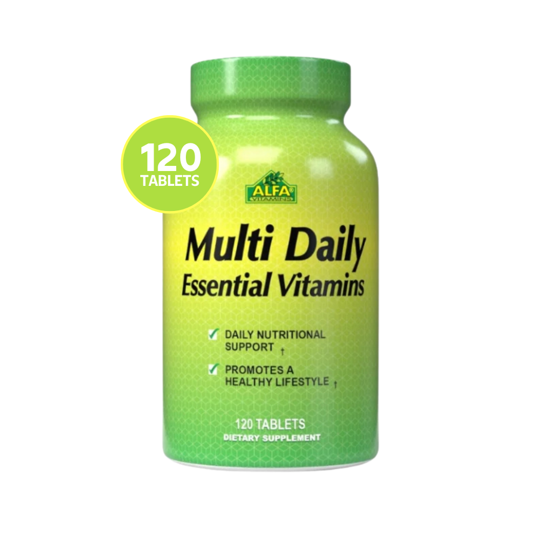 Multi Daily Essential Alfa Vitamins 120 tabletas
