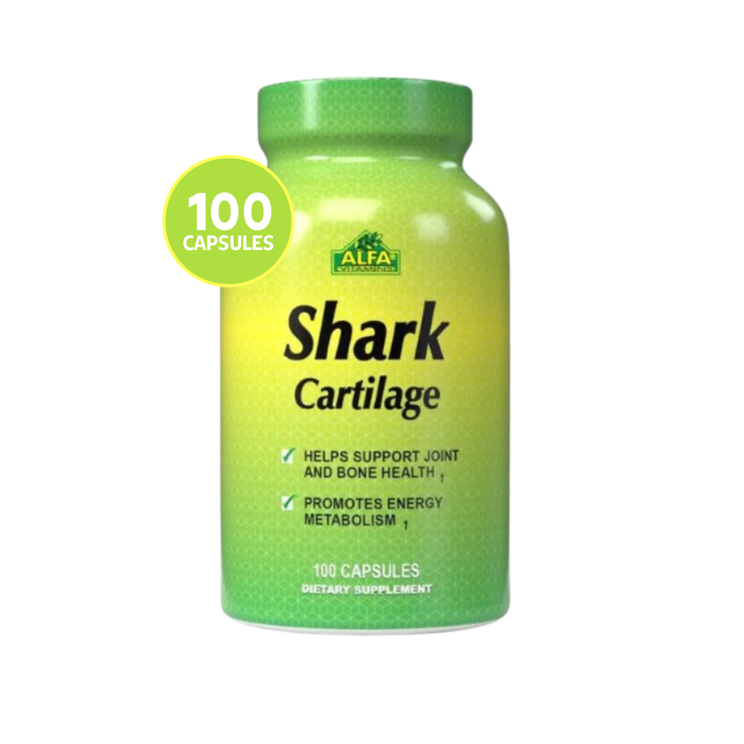Shark Cartilage Alfa Vitamins 1500 mg 100 cápsulas