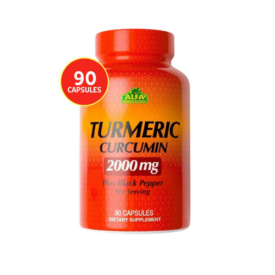 Turmeric Curcumin Alfa Vitamins 2000 mg 90 capsulas