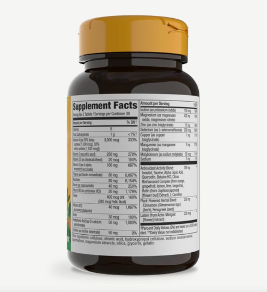 Nature's Way Alive! Diabetic Multivitamin 60 Tabs