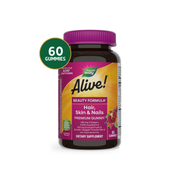 Nature's Way Alive! Cabello, Piel y Uñas Premium | 60 Gomitas · Biotina + Colágeno