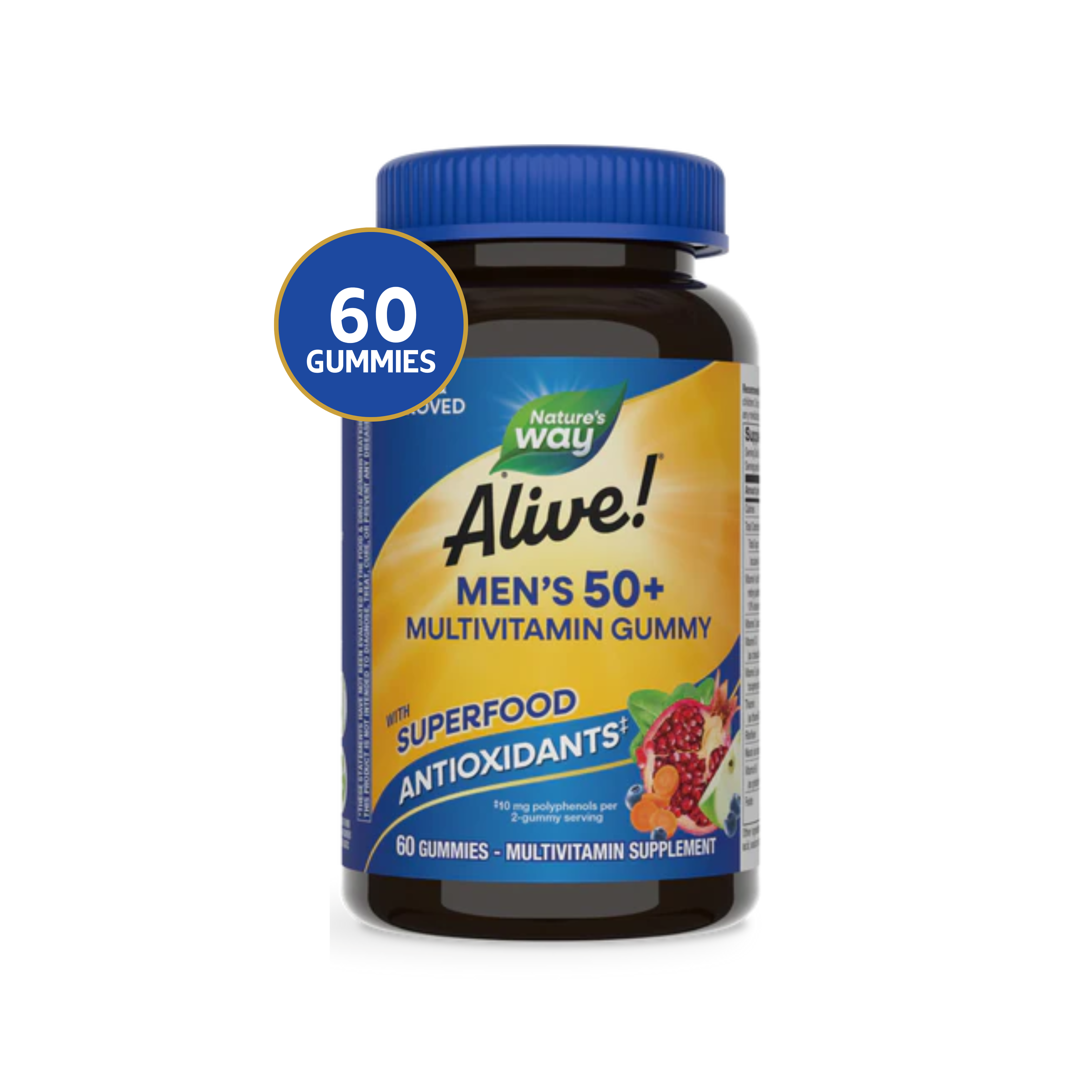 Alive! Men’s 60 Gummy Multivitamin Nature's Way
