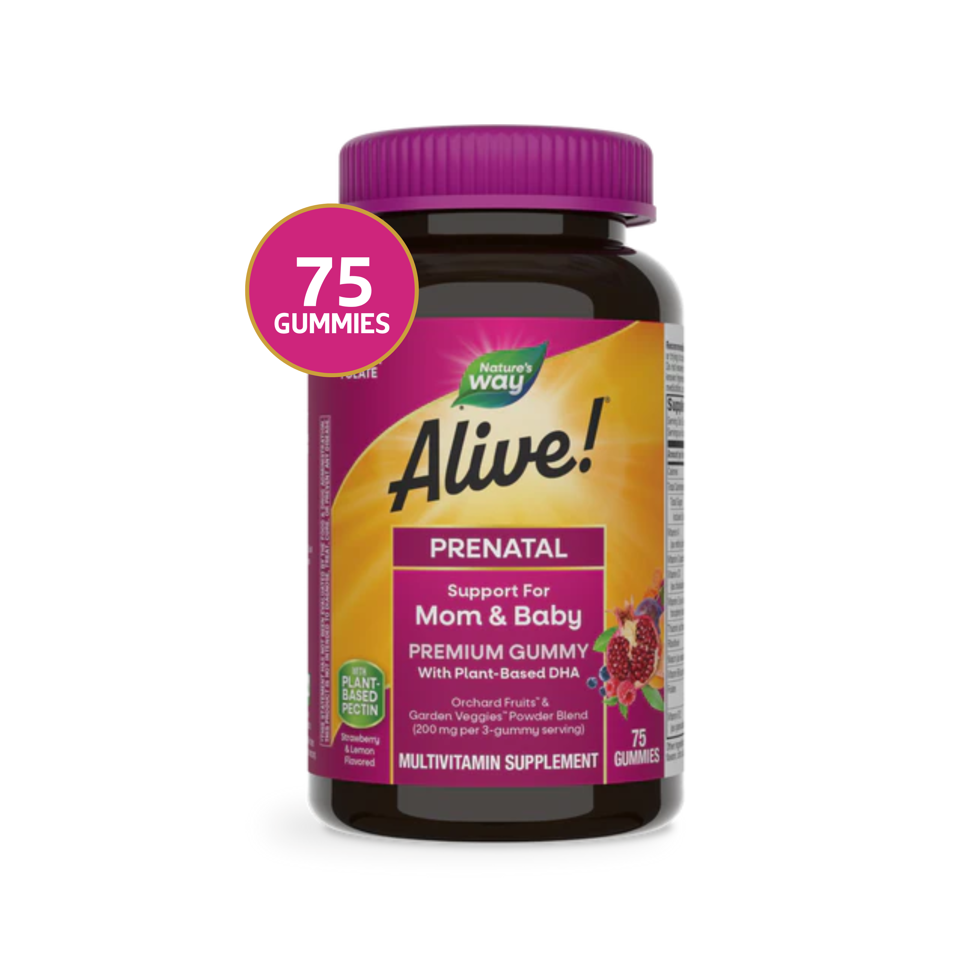 Alive! Prenatal 75 Gummies Nature's Way