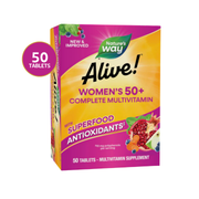 Nature's Way Alive! Mujer 50+ Multivitamínico | 50 Tabletas · Hormonal y Ósea Madura