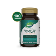 Nature's Way Dual Action Enzimas Digestivas | 100 Tabletas · Digestión y Bienestar