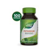Nature's Way Potasio 85 mg | 100 Cápsulas · Equilibrio Electrolítico Cardiovascular