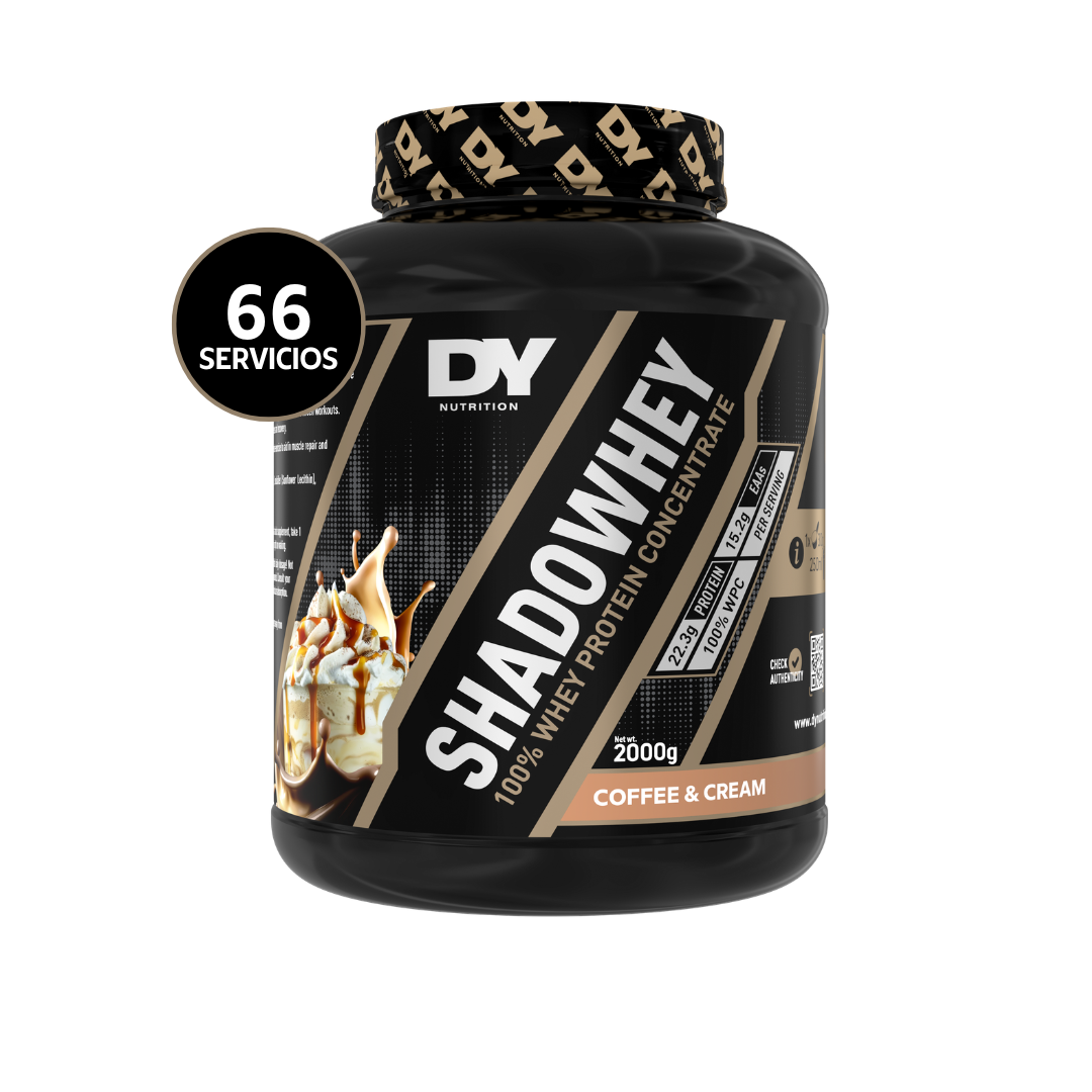 Dynutrition ShadoWhey 100% Whey Dorian Yates 2 kg | 66 Servicios · 23g Proteína · BCAAs