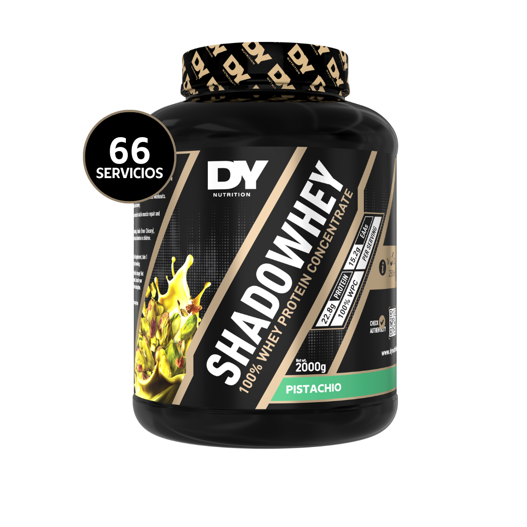 Dynutrition ShadoWhey 100% Whey Dorian Yates 2 kg | 66 Servicios · 23g Proteína · BCAAs